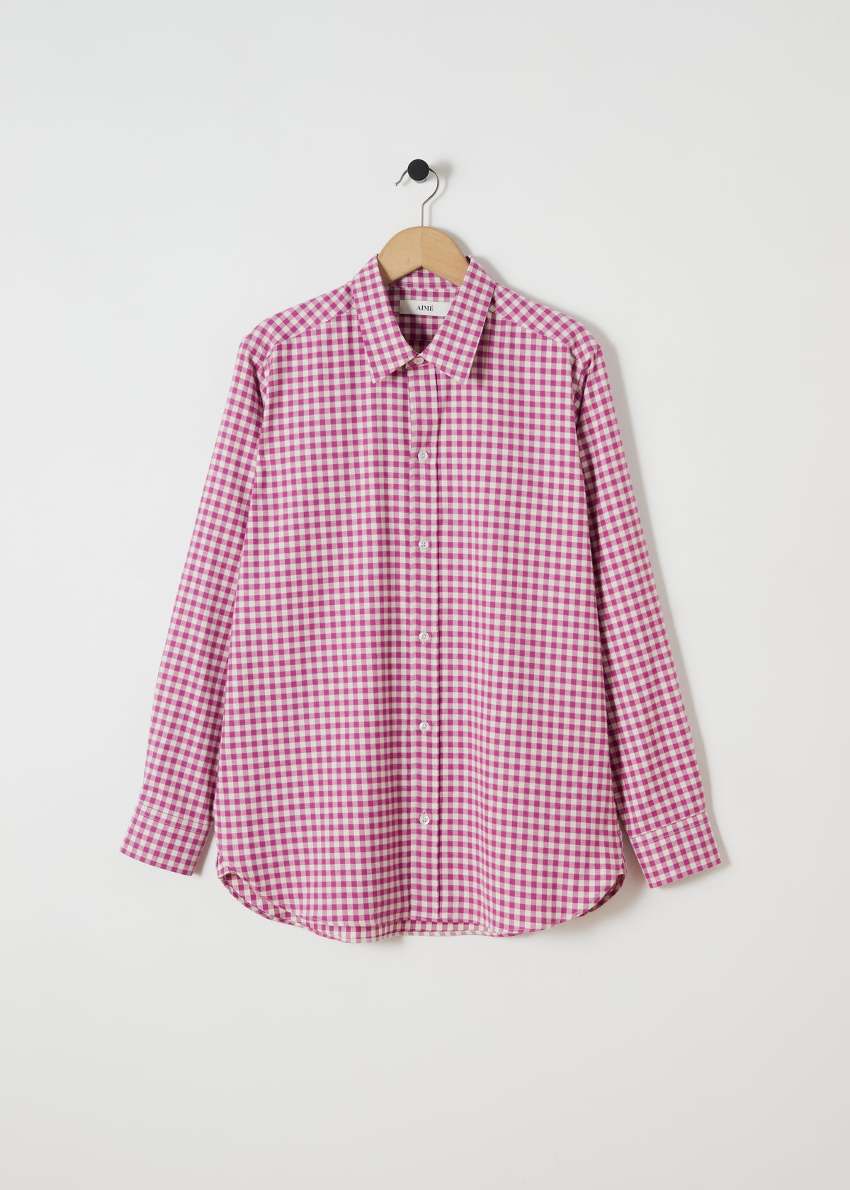 ANOUCK SHIRT — MAGENTA CHECK