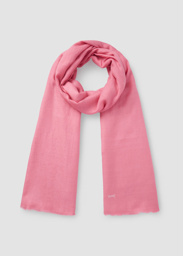 AGILE CASHMERE STOLE — PINK