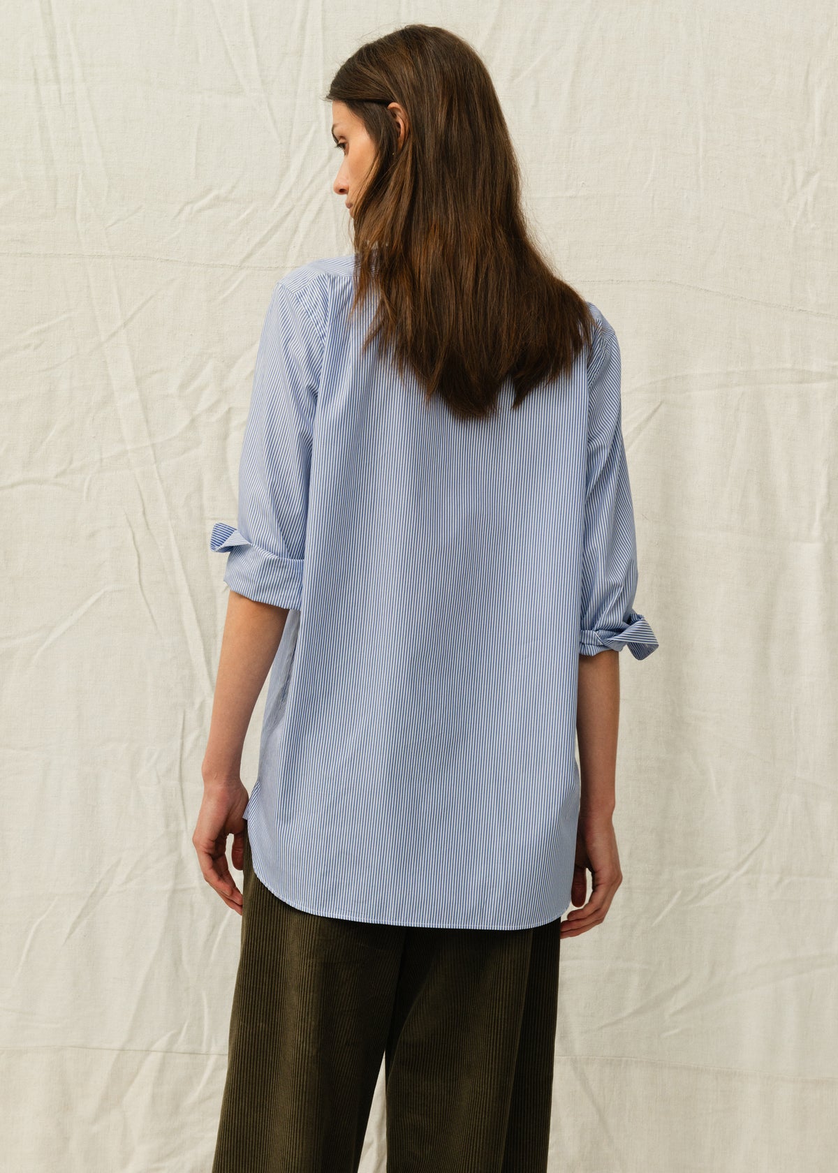 AIMÉ SHIRT — DEEP BLUE
