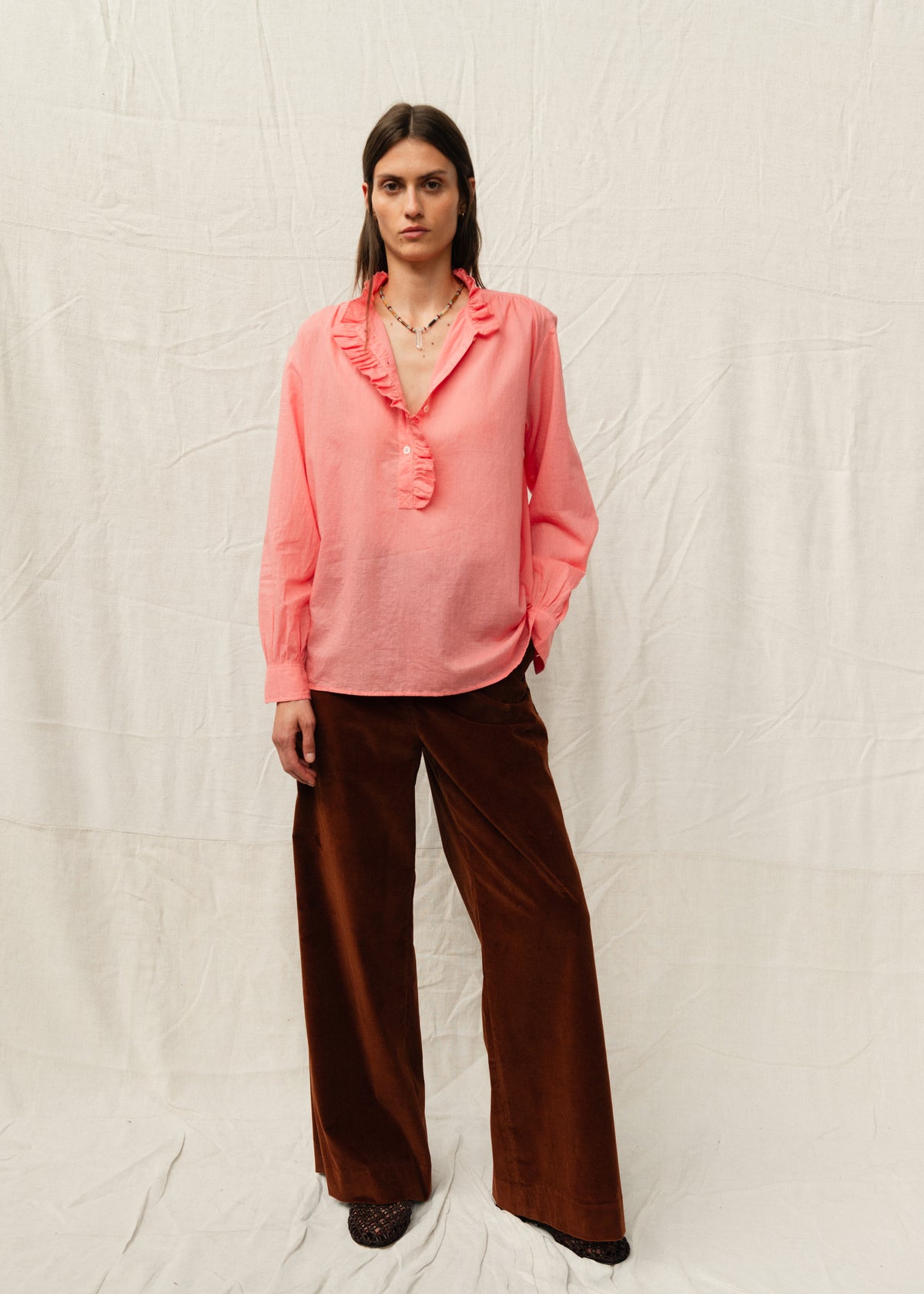 BENSON SHIRT — PEACH