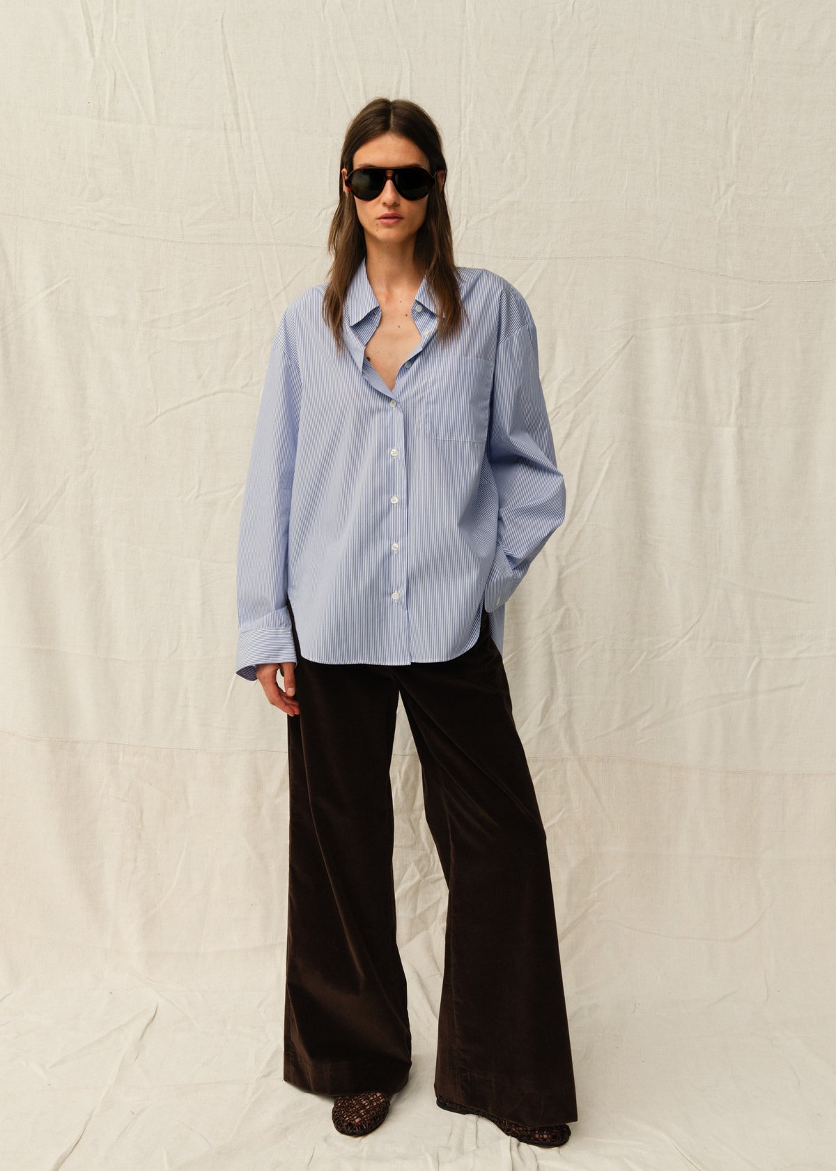 DEVON SHIRT — DEEP BLUE