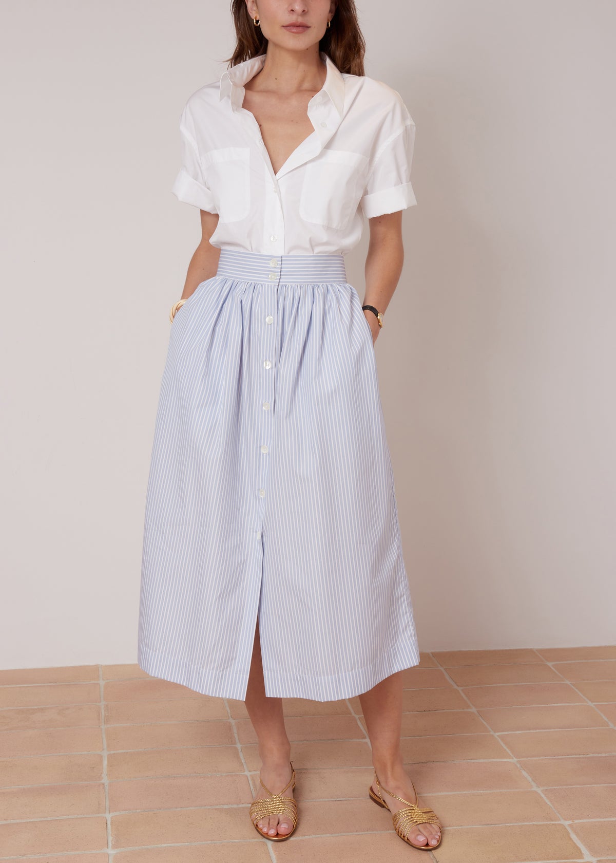 DARIA SHIRT — WHITE