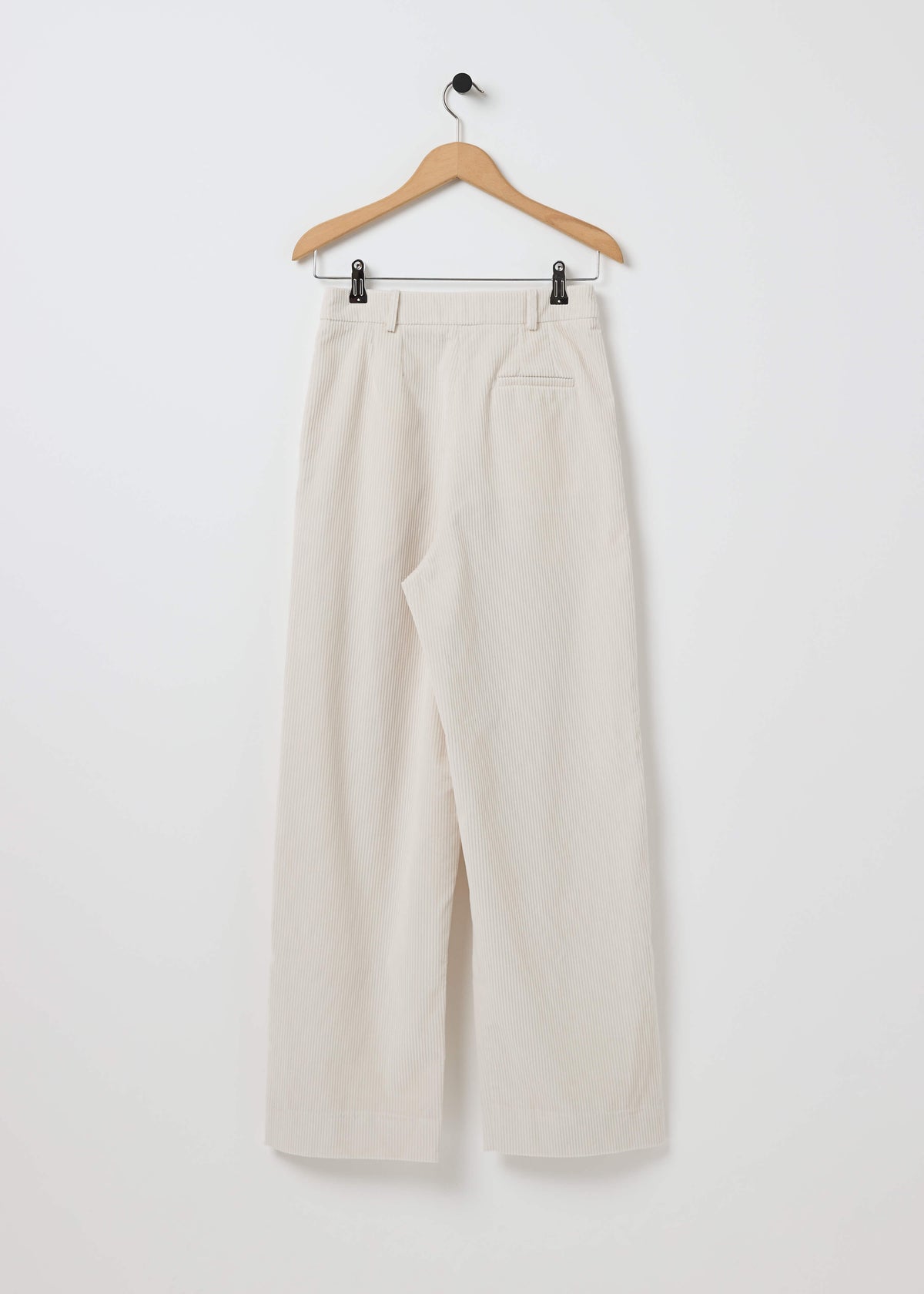 DRAKE CORDUROY TROUSERS — CREAM
