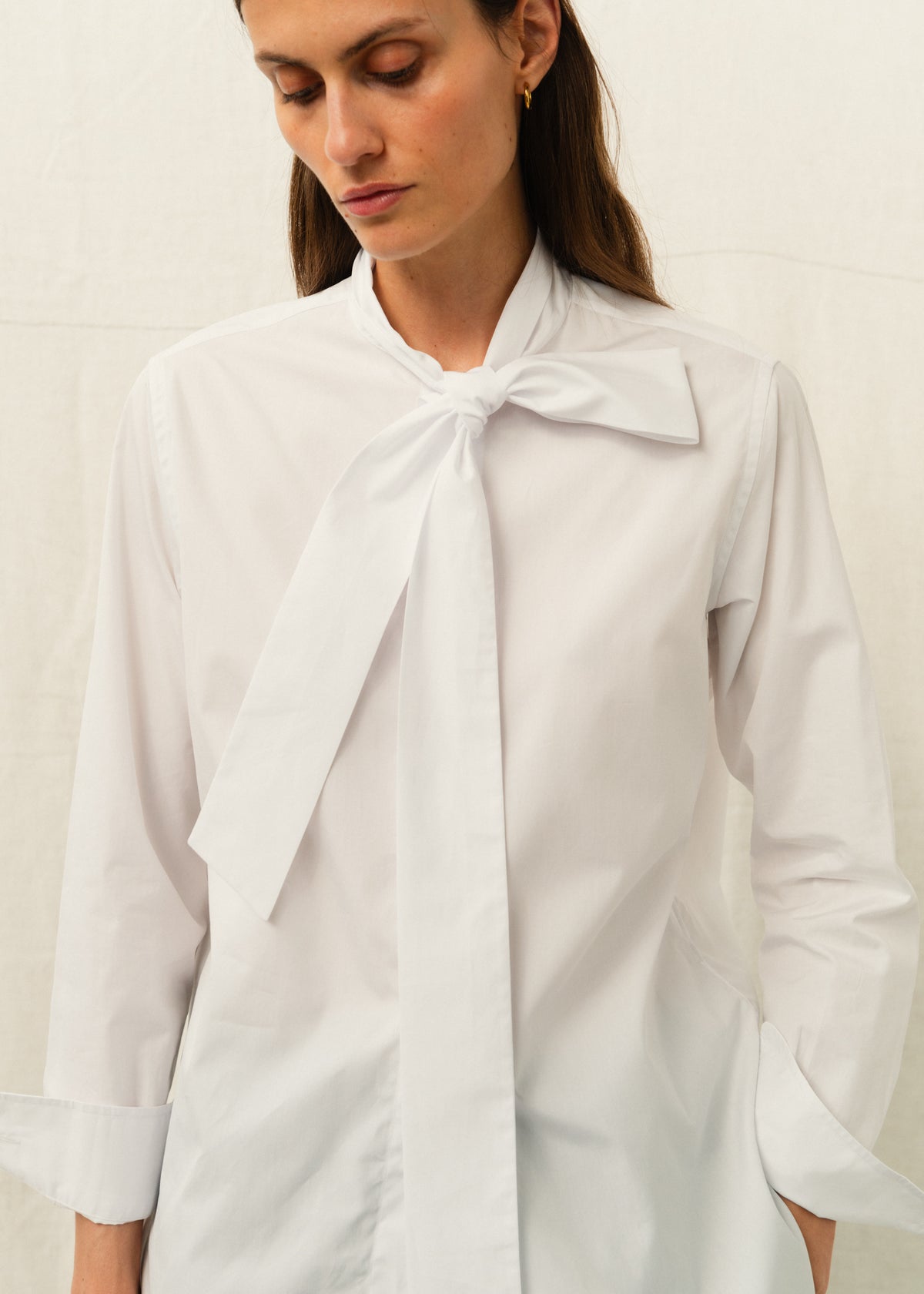 GARBO SHIRT — WHITE