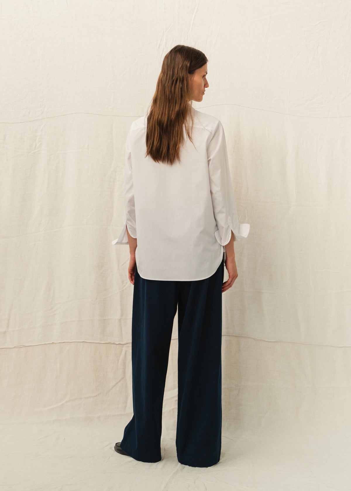 GARBO SHIRT — WHITE