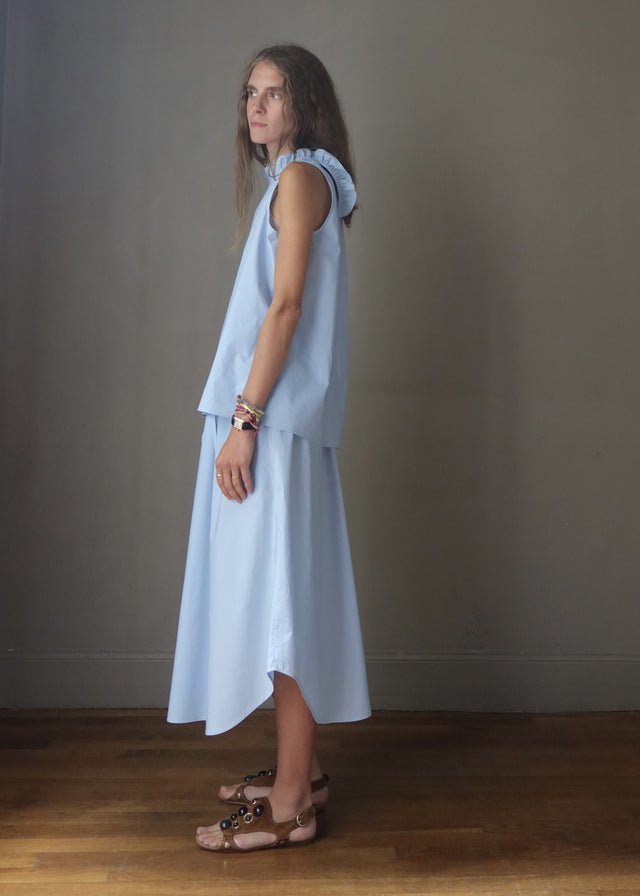 VOYAGE SKIRT — SKY BLUE