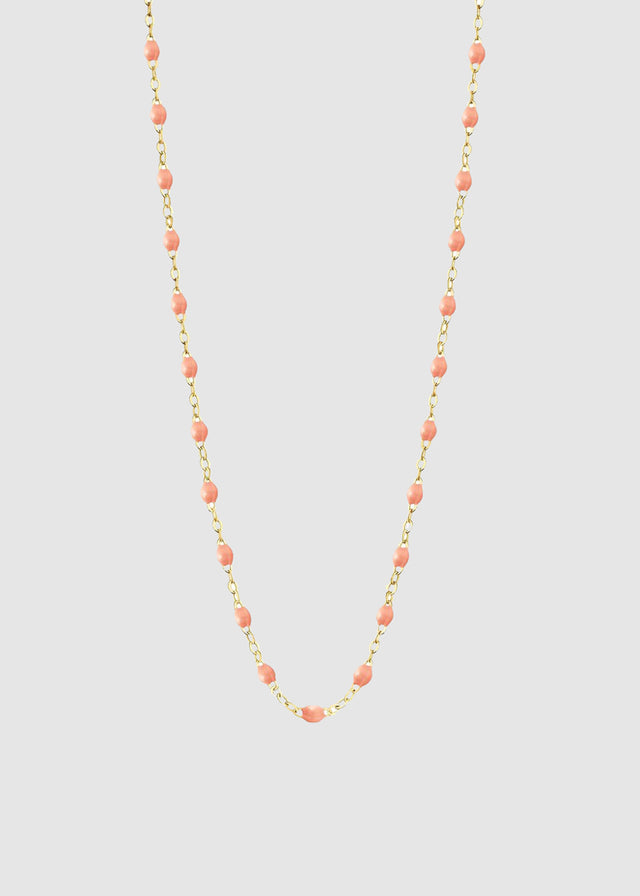 CLASSIC NECKLACE 42CM — SALMON PINK