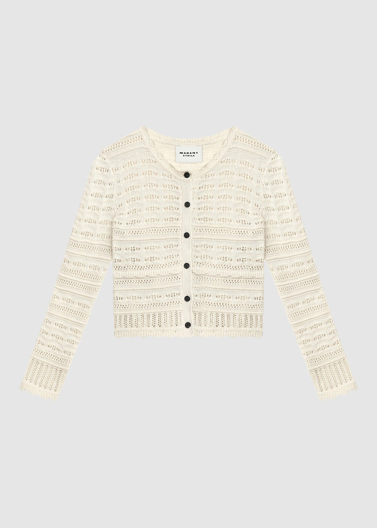 AJALINE CARDIGAN — ECRU