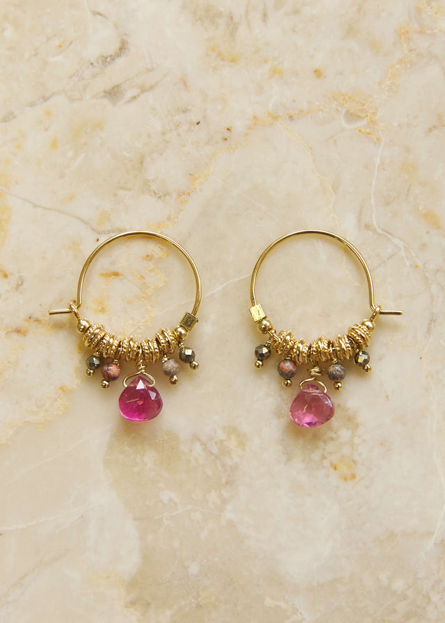 IVA EARRINGS — PINK
