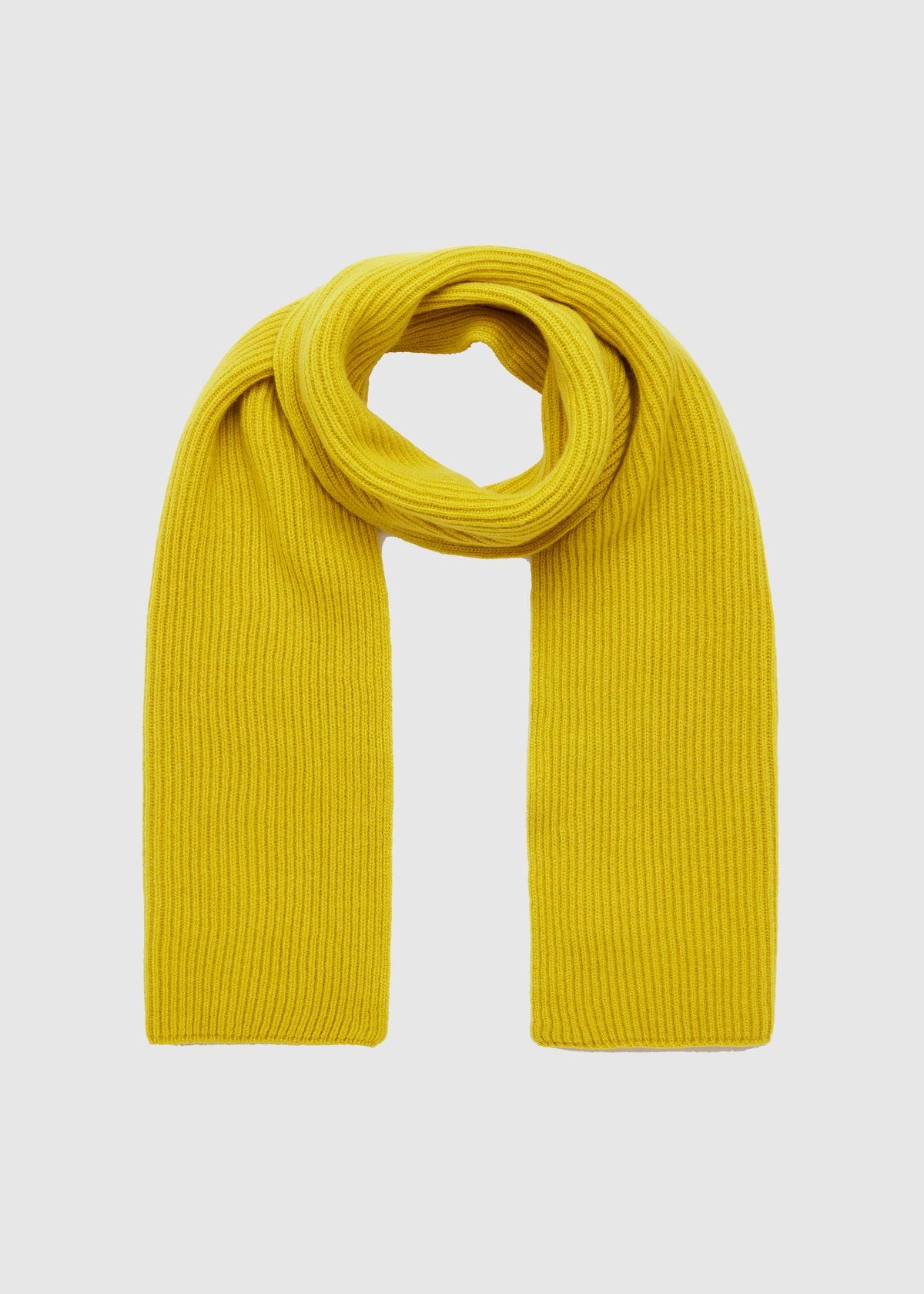 ARDENT CASHMERE SCARF — CHARTREUSE