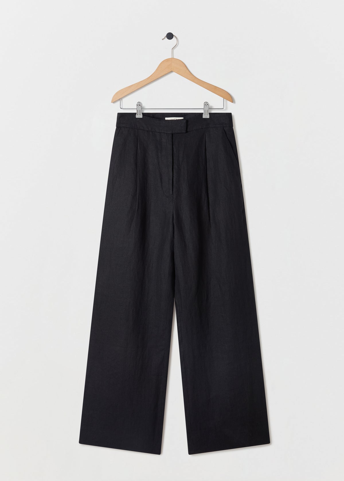 FERRY LINEN TROUSERS — STORM