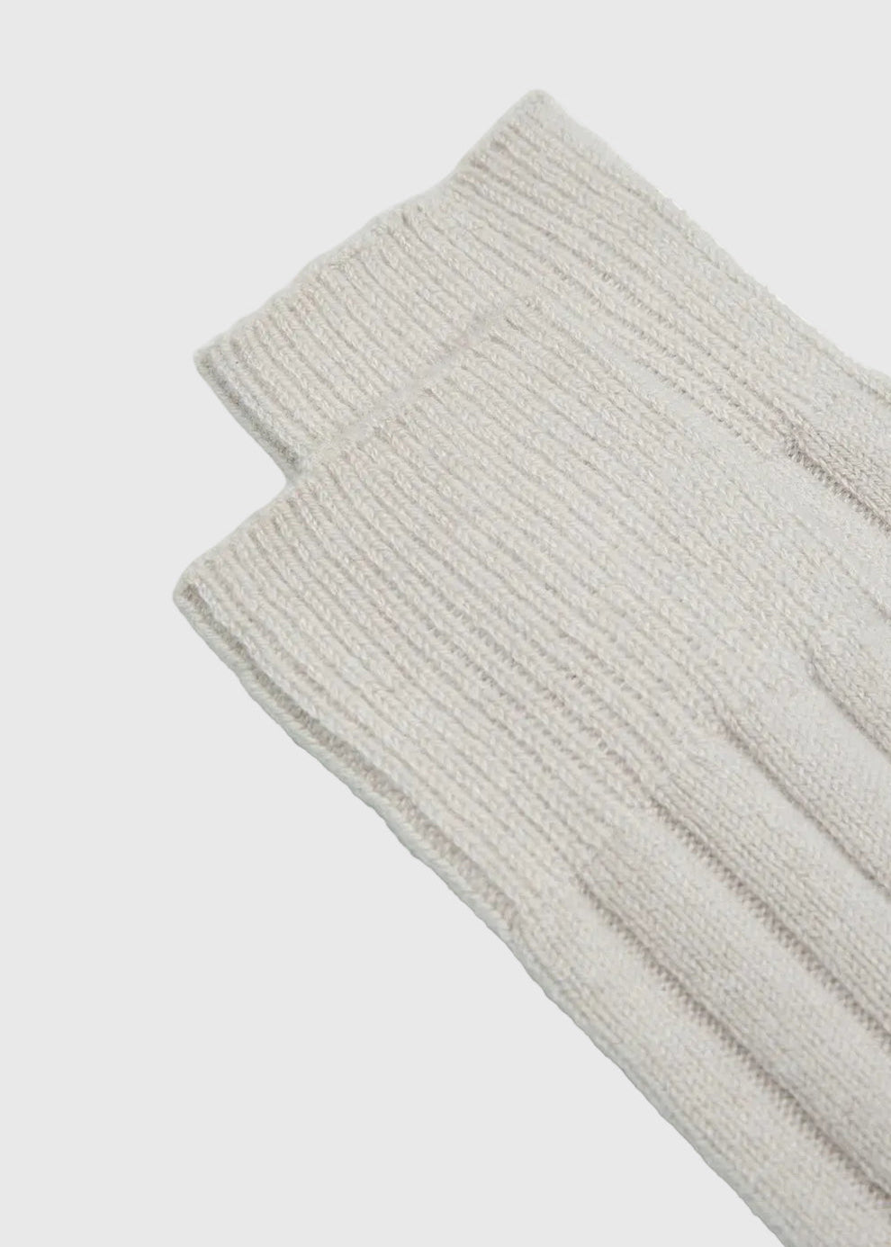 LUTON SHORT SOCKS — MILK