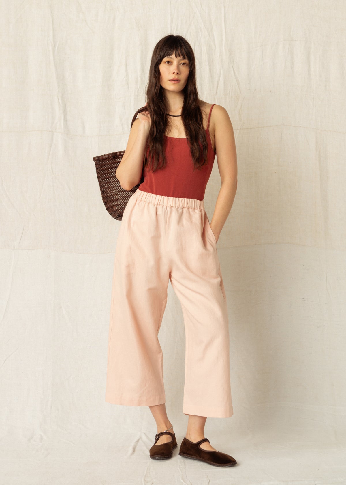 CALEB TROUSERS — ROSE PINK