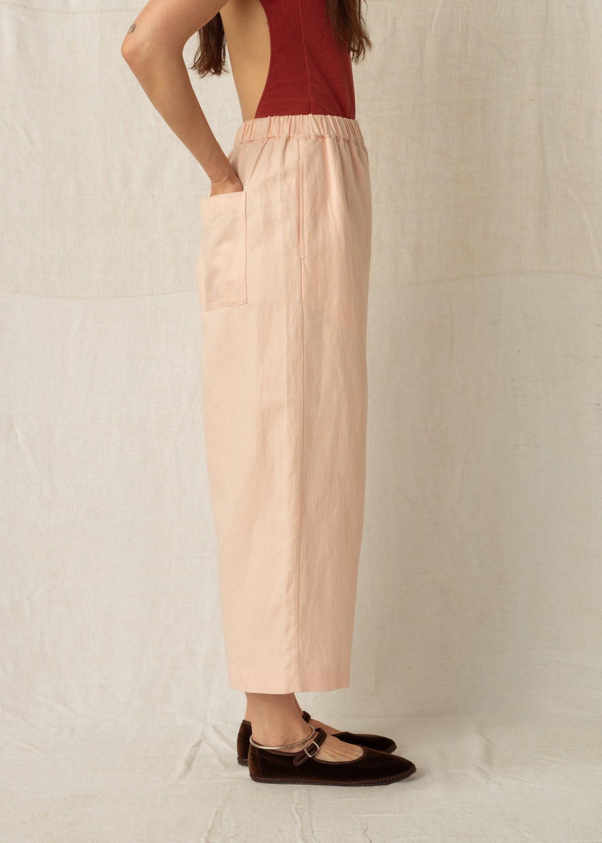 CALEB TROUSERS — ROSE PINK
