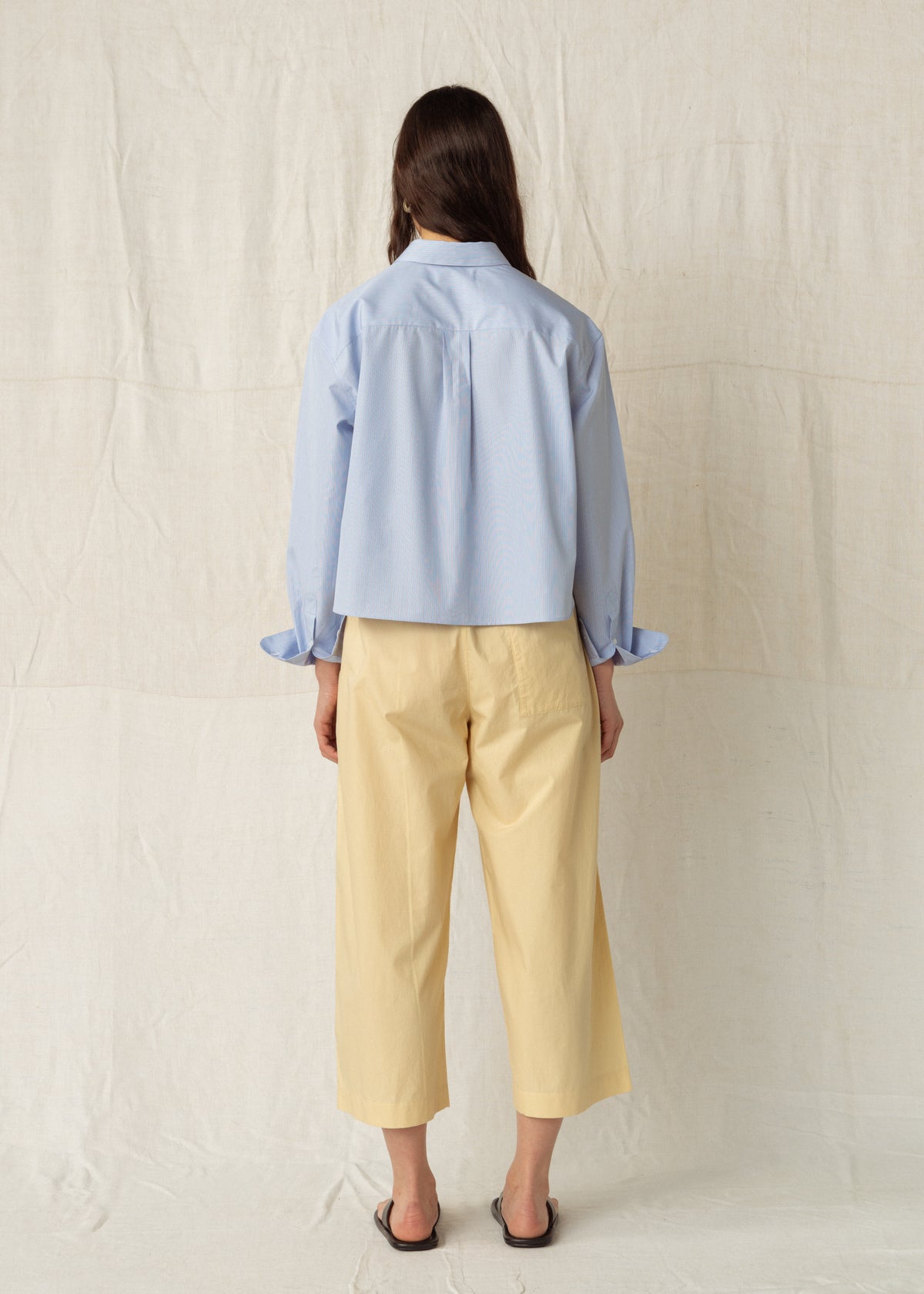 CALEB TROUSERS — STRAW