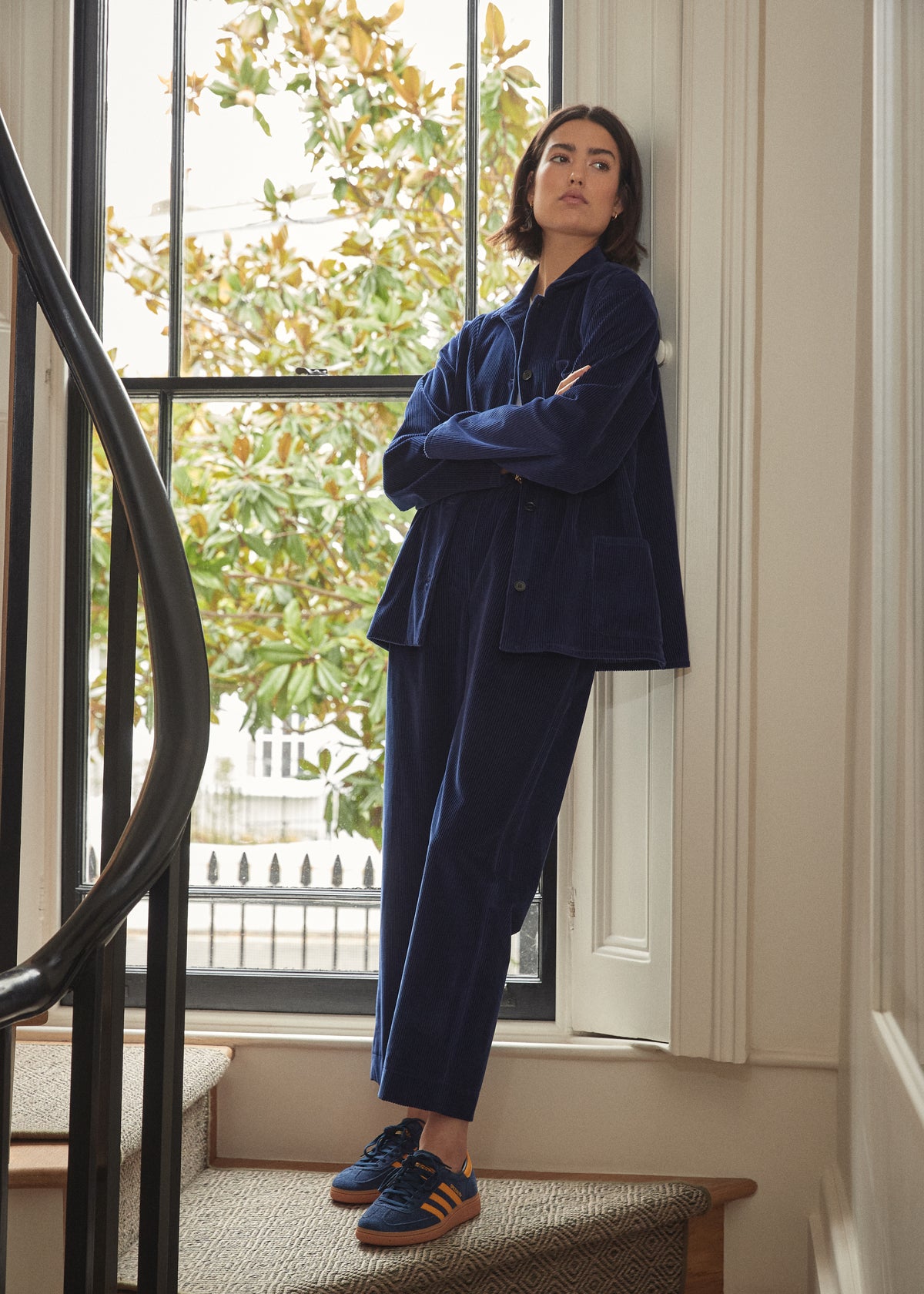 Abel Corduroy Trousers, Royal Blue by Aimé