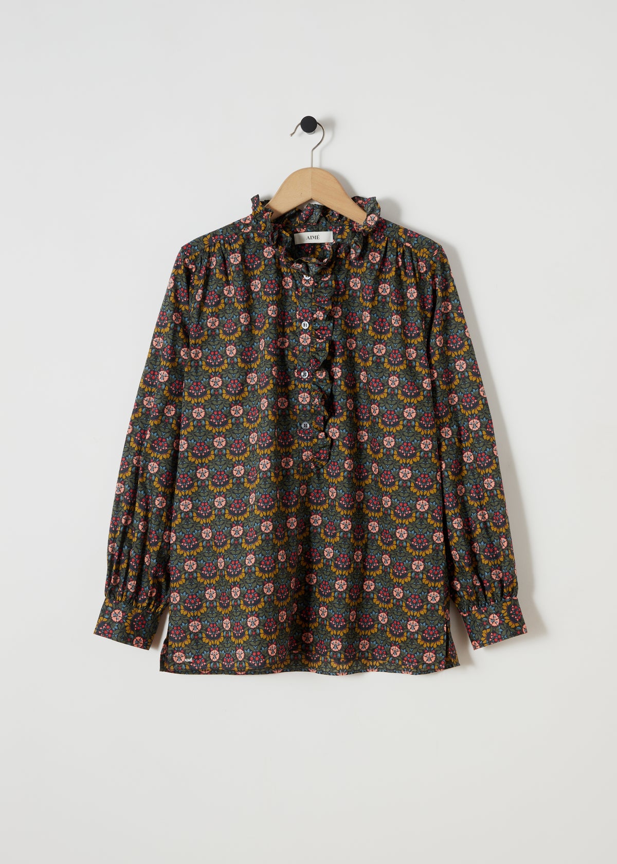 ALMA SHIRT — Made with Persephone Tana Lawn™ Khaki