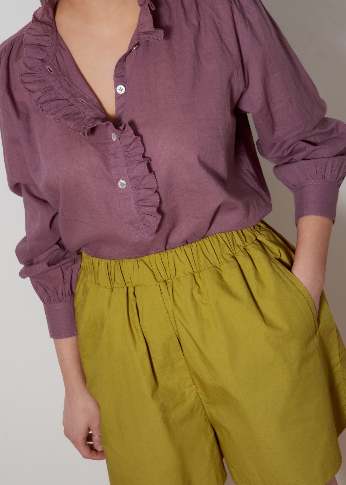 BENSON SHIRT — MAUVE