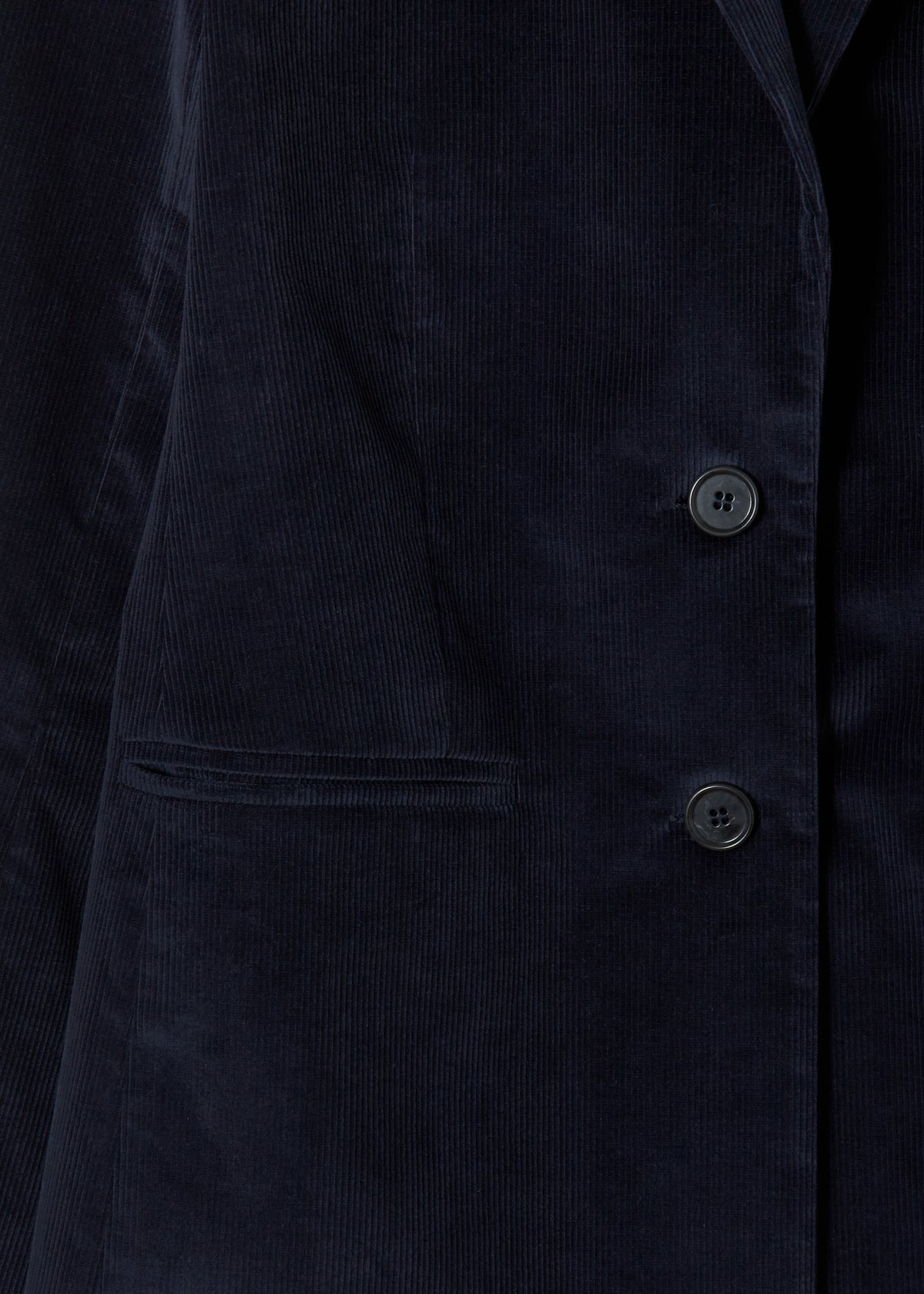 ELISA CORDUROY JACKET — NAVY