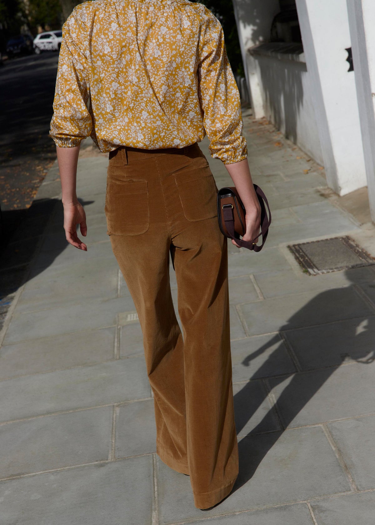 FLINT CORDUROY TROUSERS — CARAMEL