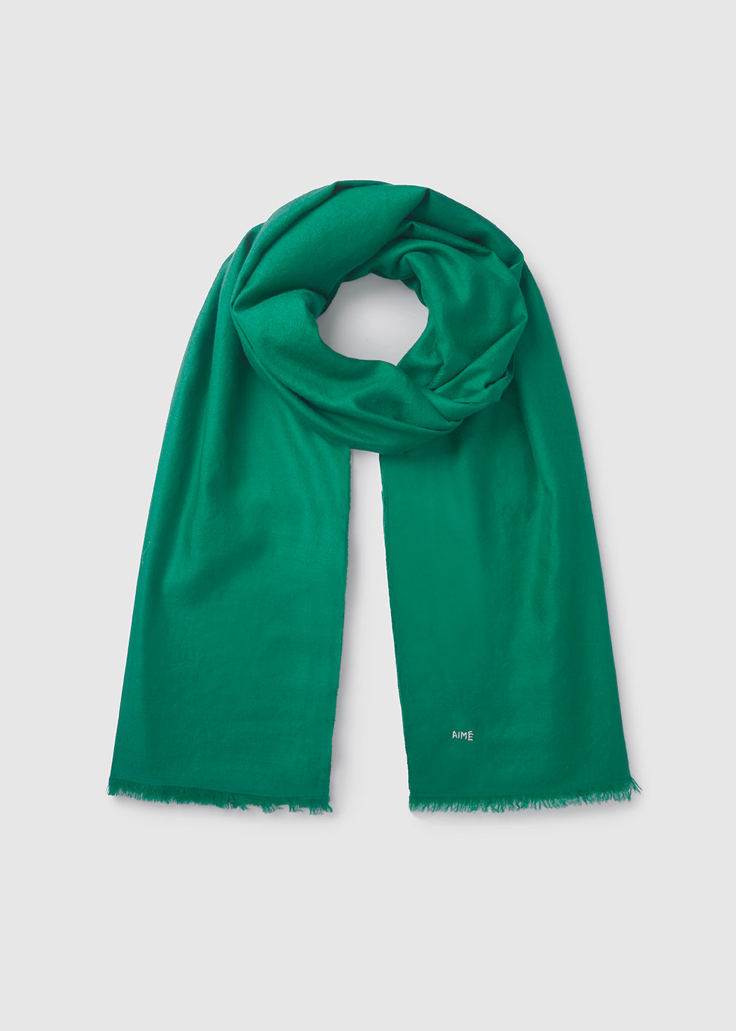 AGILE CASHMERE STOLE — EMERALD