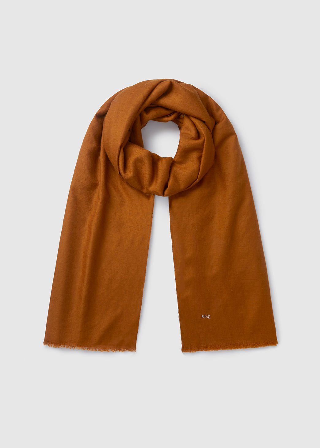 AGILE CASHMERE STOLE — GINGER