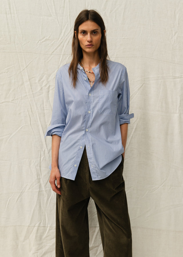 AIMÉ SHIRT — DEEP BLUE