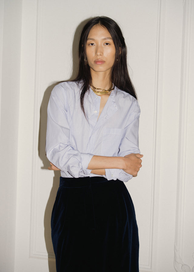 AIMÉ SHIRT — SKY BLUE