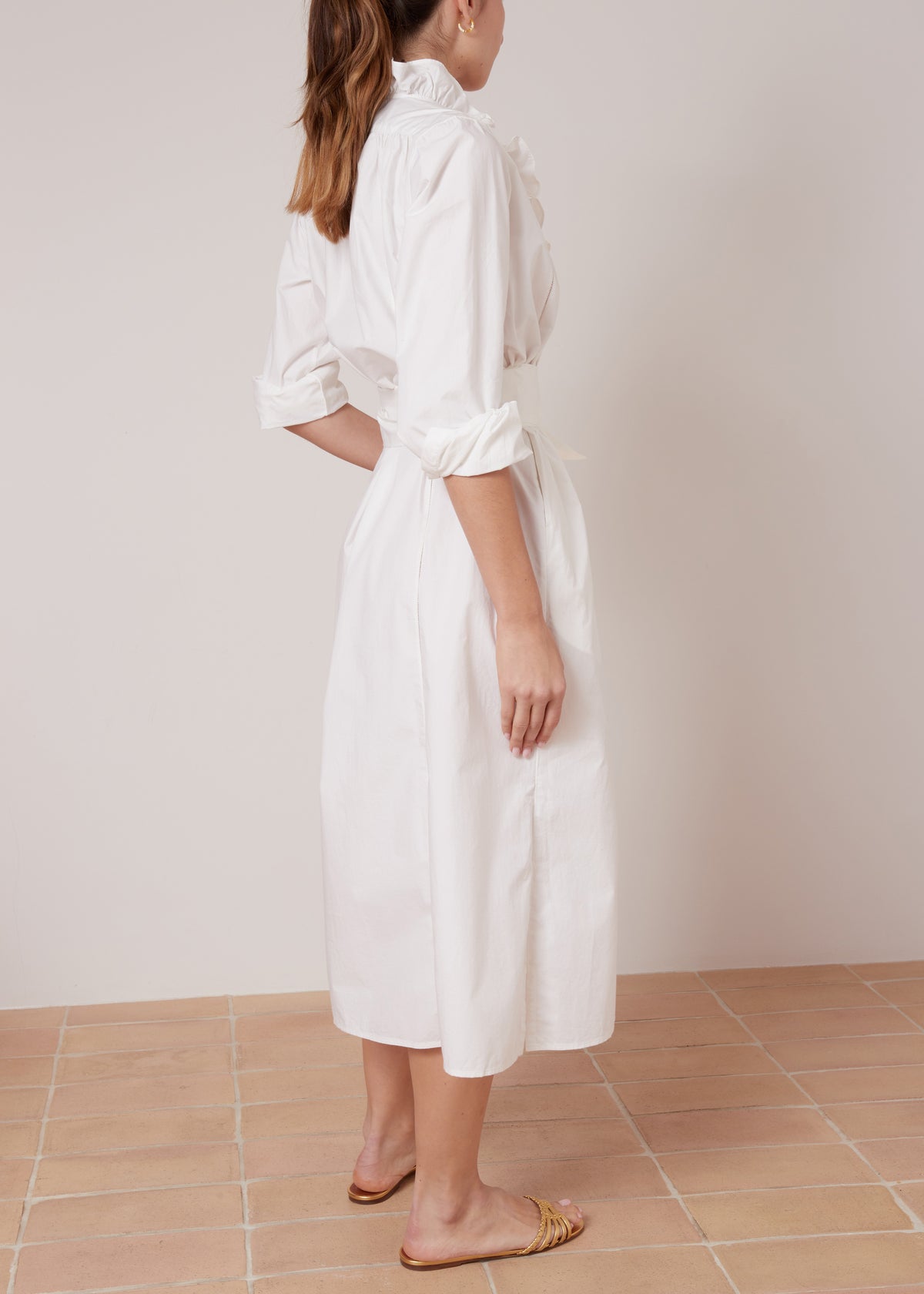 ALMA DRESS — WHITE