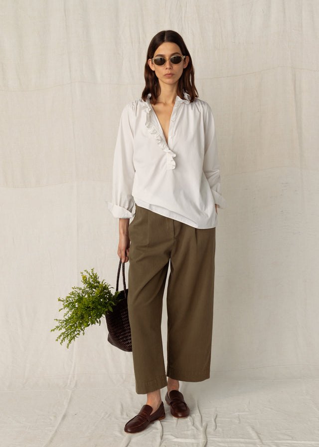 ALMA SHIRT — TAUPE