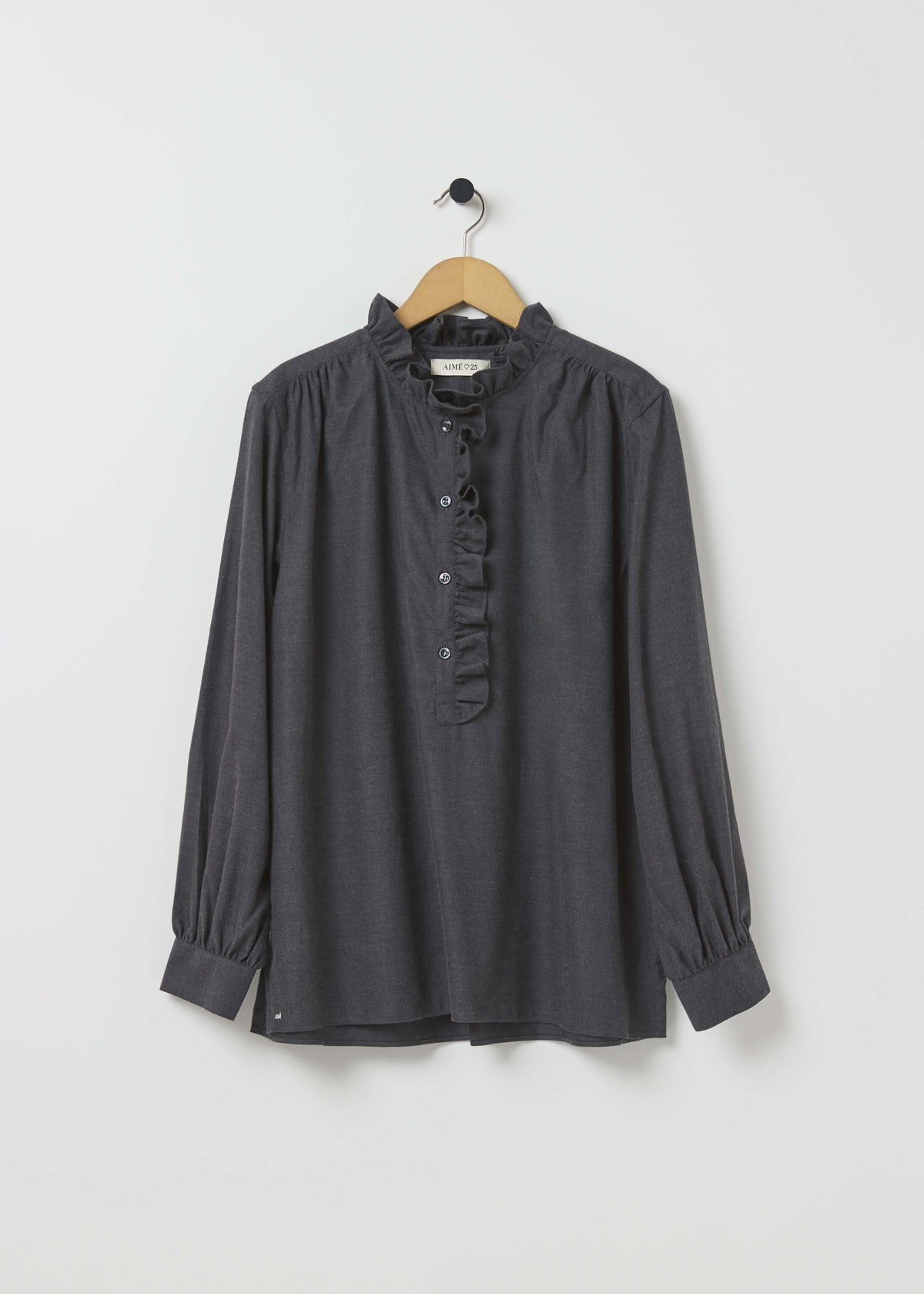 ALMA SHIRT — CHARCOAL