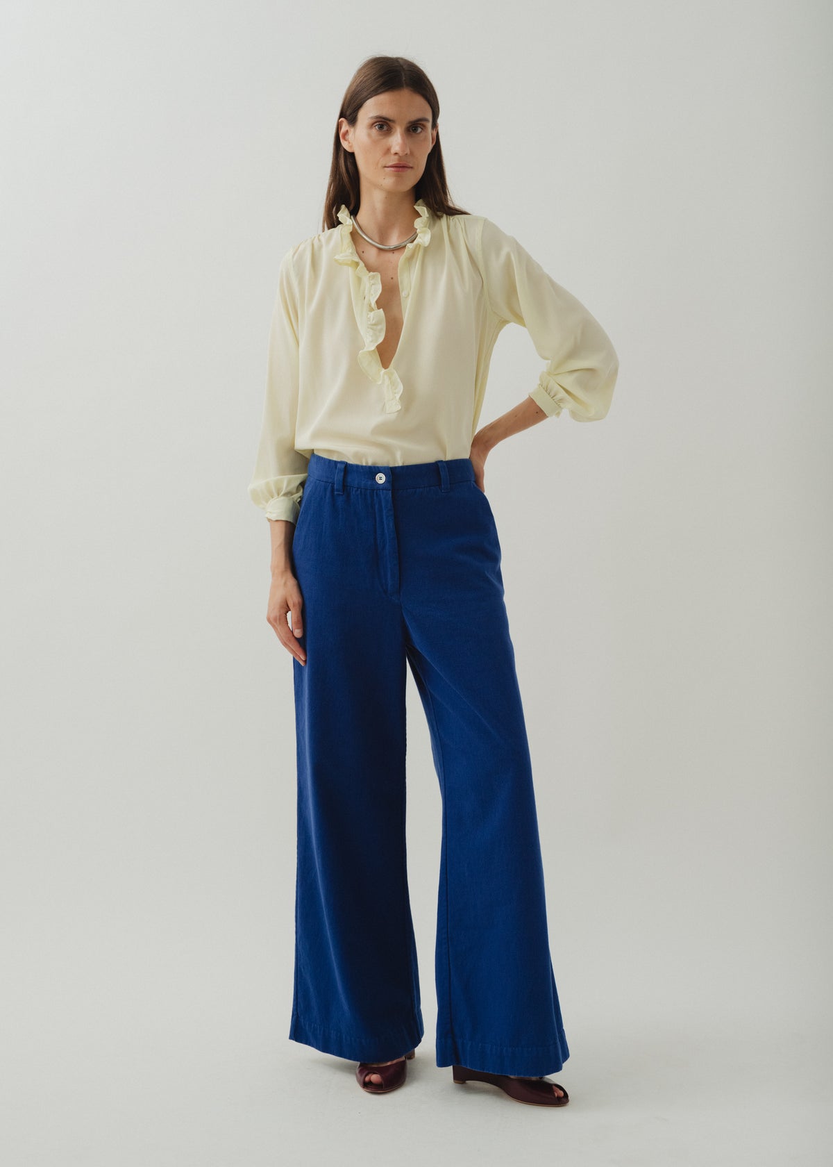 ALMA SHIRT — SORBET SILK
