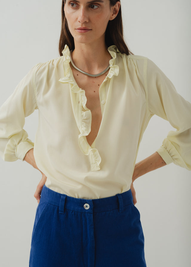 ALMA SHIRT — SORBET SILK