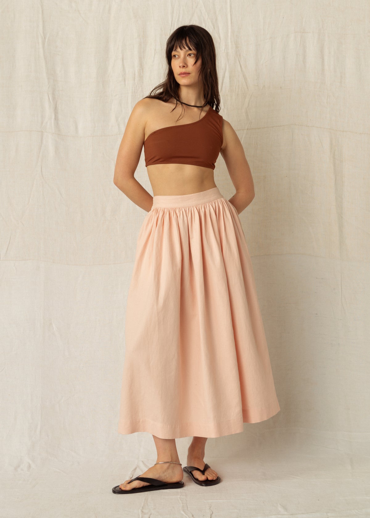ANÉMONE SKIRT — ROSE PINK