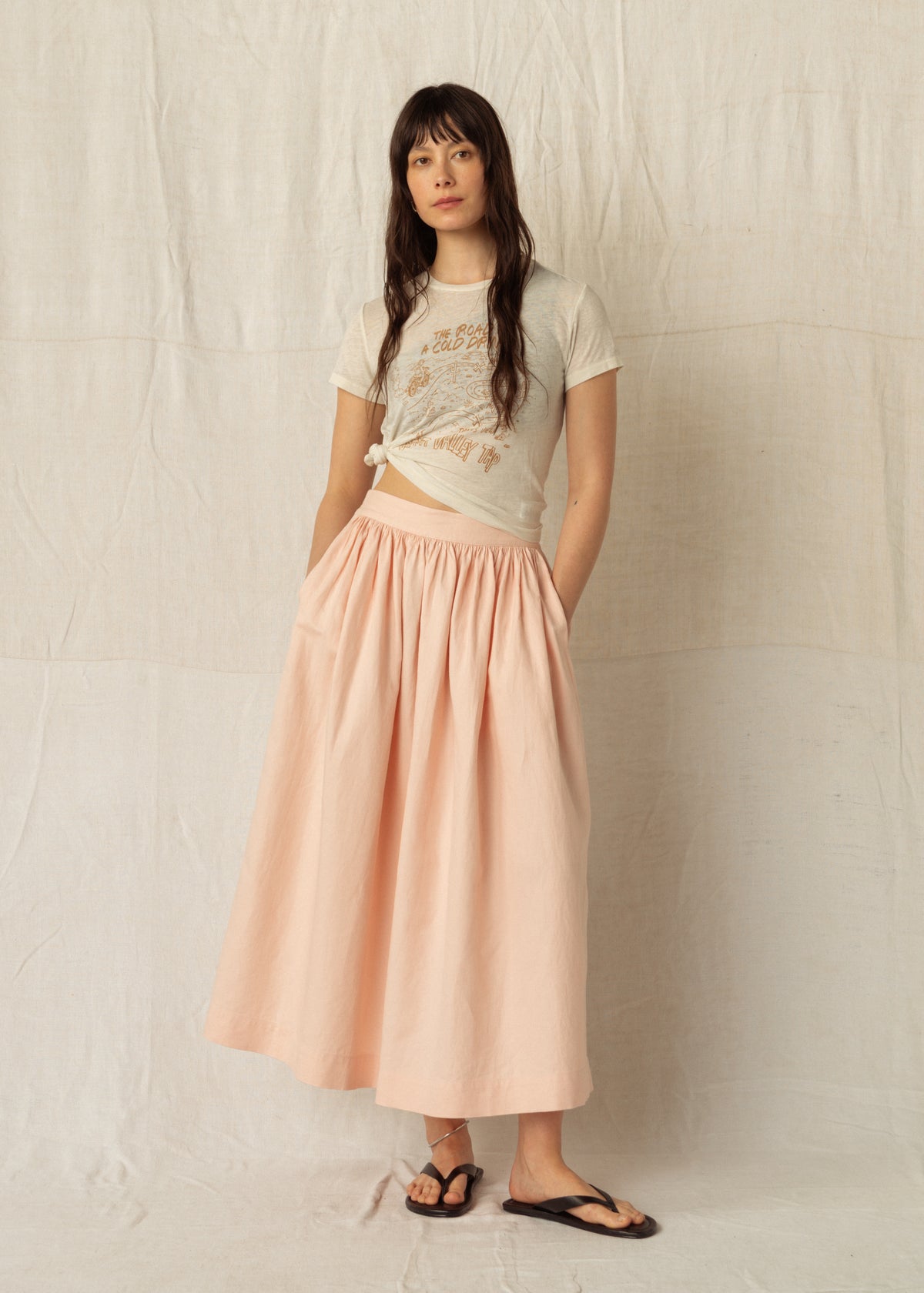 ANÉMONE SKIRT — ROSE PINK