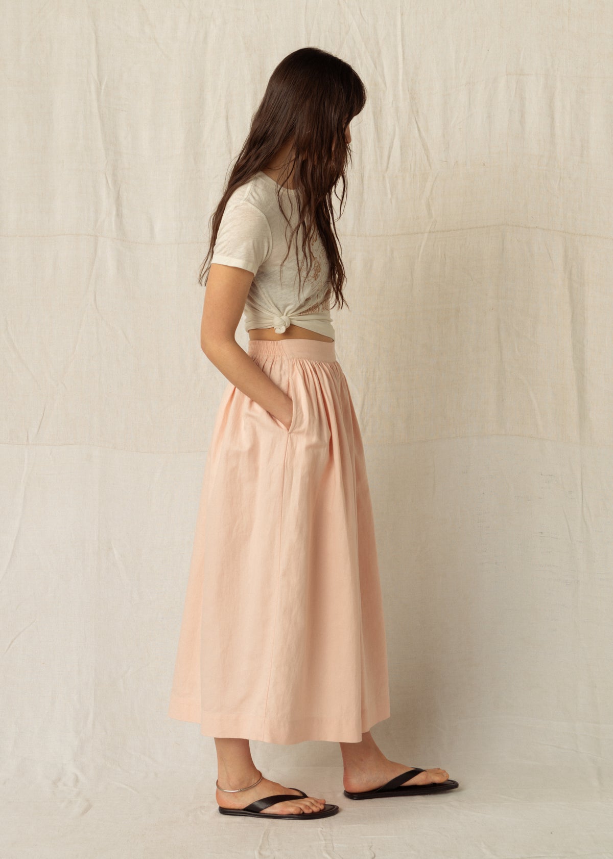 ANÉMONE SKIRT — ROSE PINK