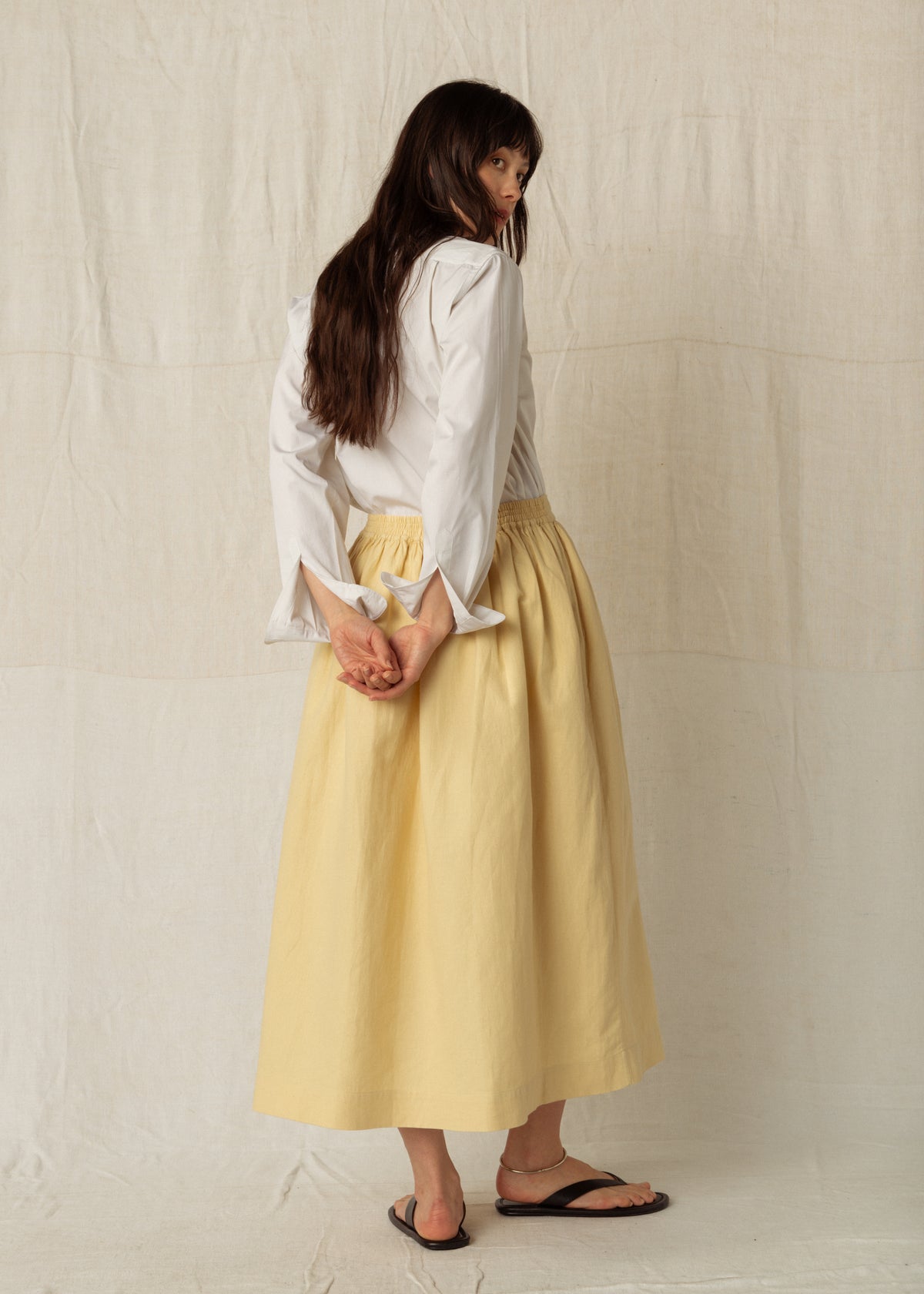 ANÉMONE SKIRT — STRAW
