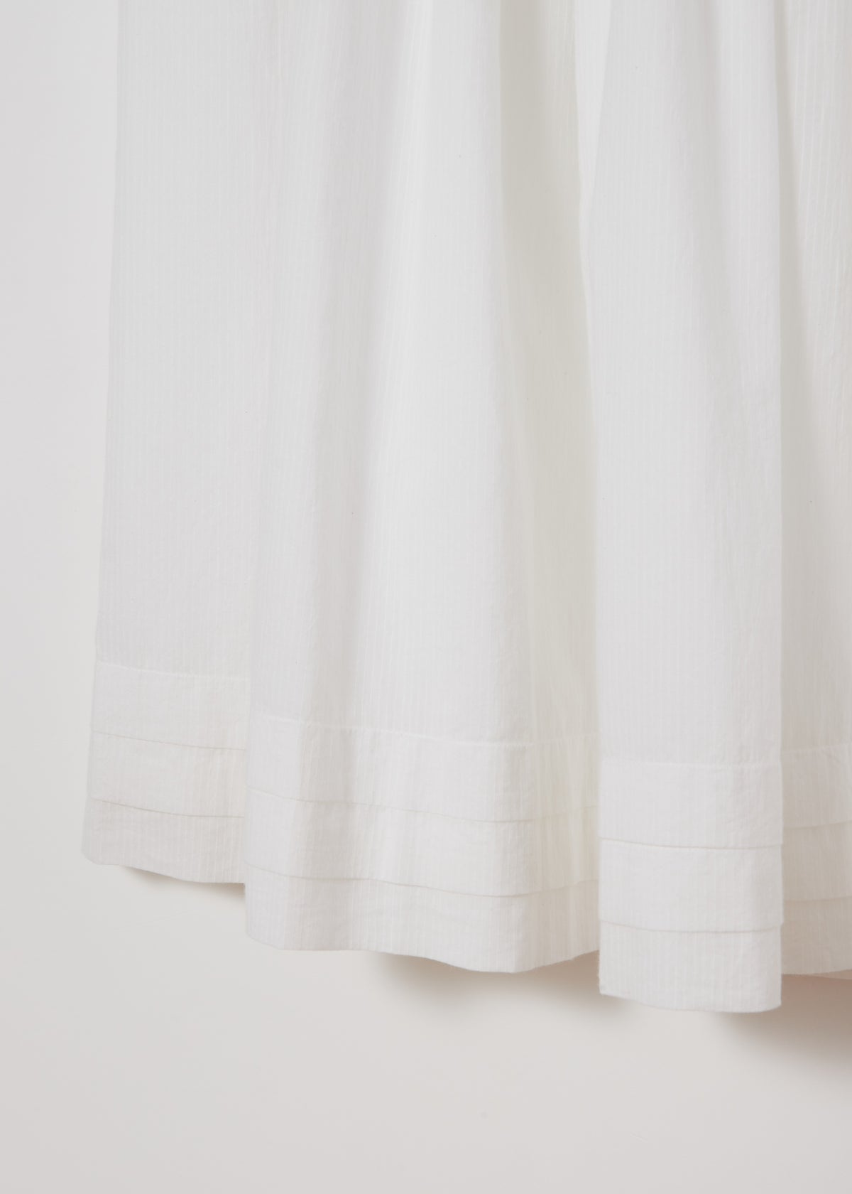 ANEMONE SKIRT — WHITE STRIPE