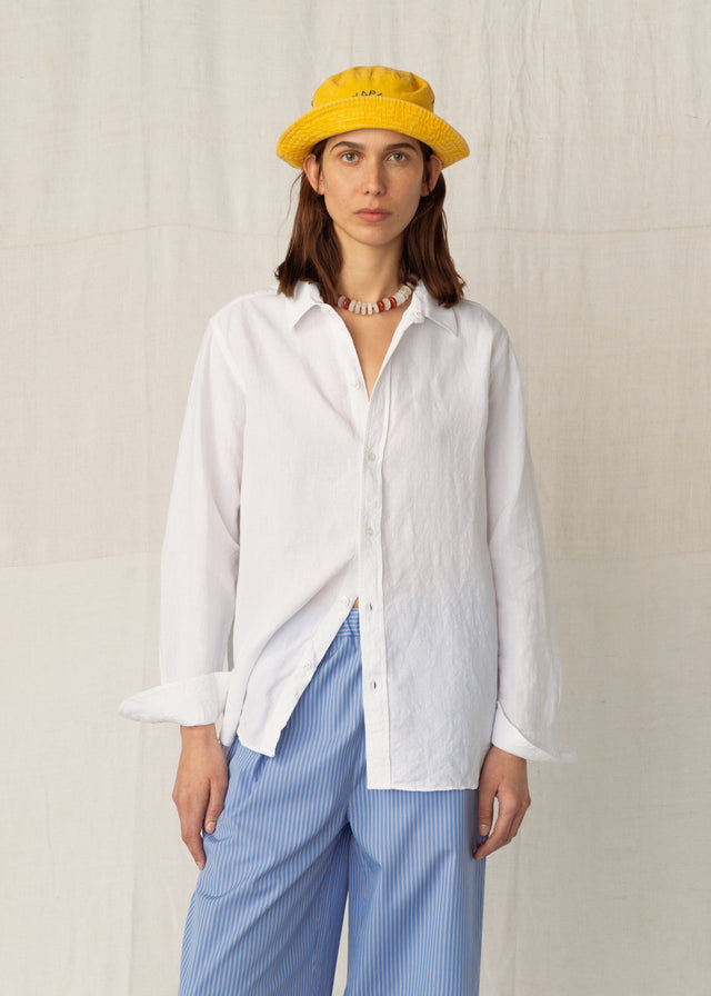 ANOUCK SHIRT — WHITE LINEN