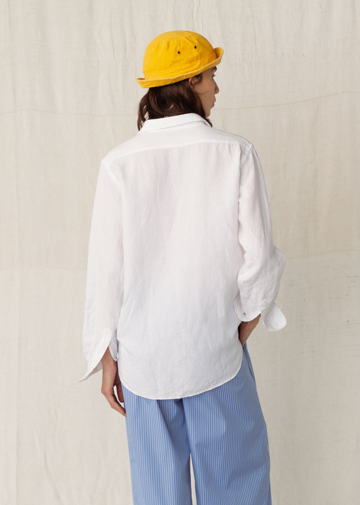 ANOUCK SHIRT — WHITE LINEN