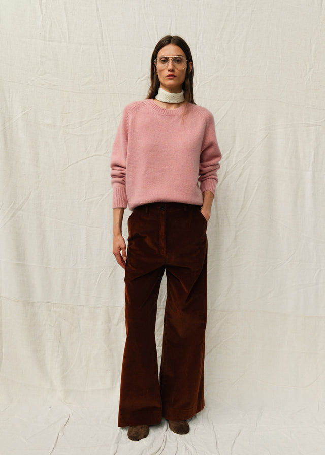 FLINT CORDUROY TROUSERS — RUST