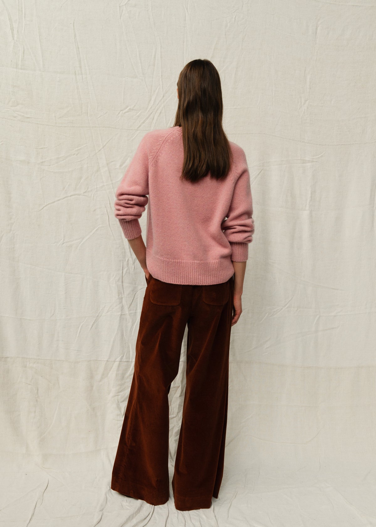 FLINT CORDUROY TROUSERS — RUST