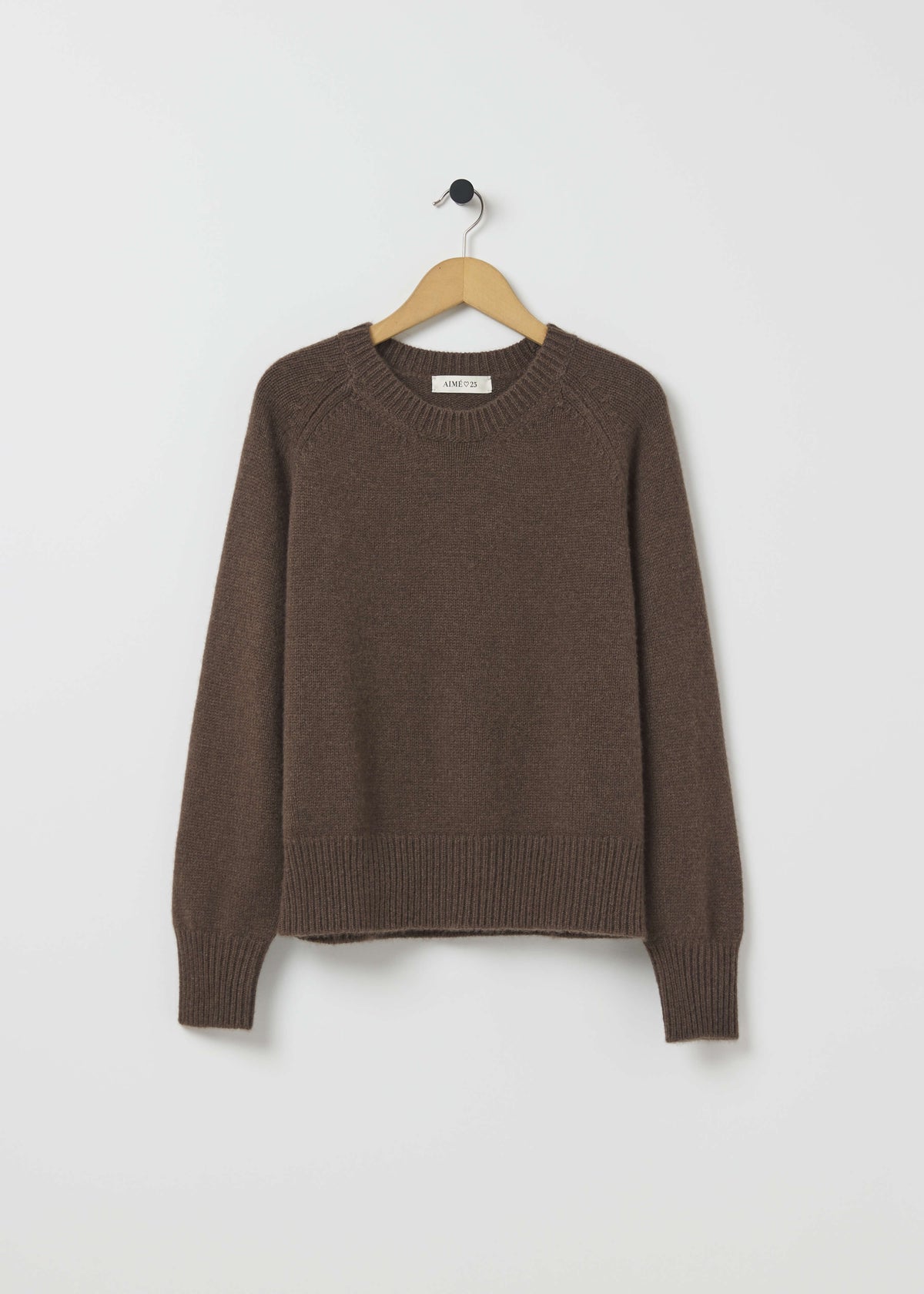 AUTEUIL CASHMERE JUMPER — CHOCOLATE