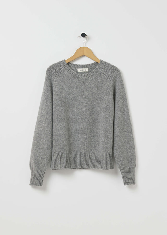 AUTEUIL CASHMERE JUMPER — GREY