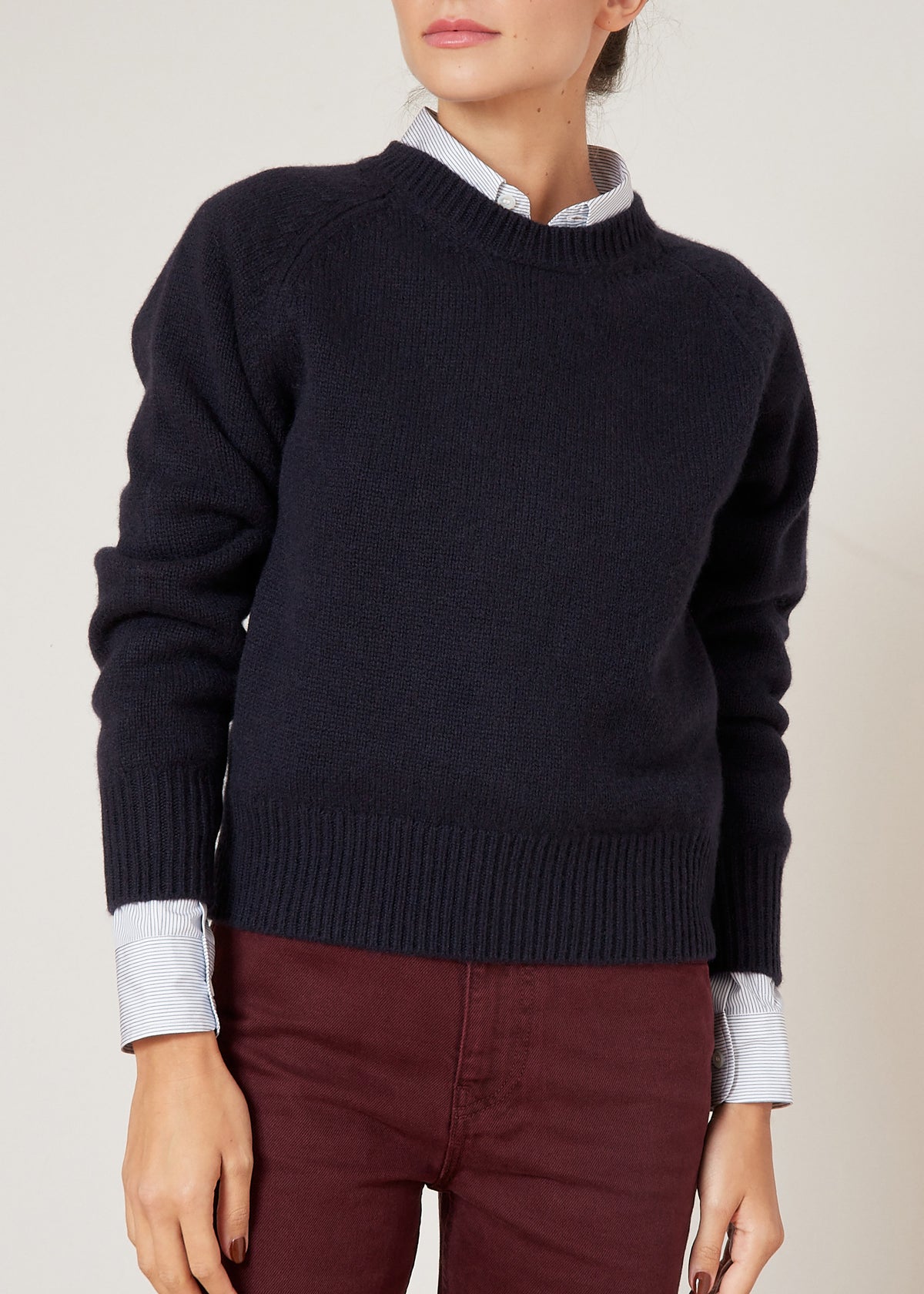 AUTEUIL CASHMERE JUMPER — MARINE