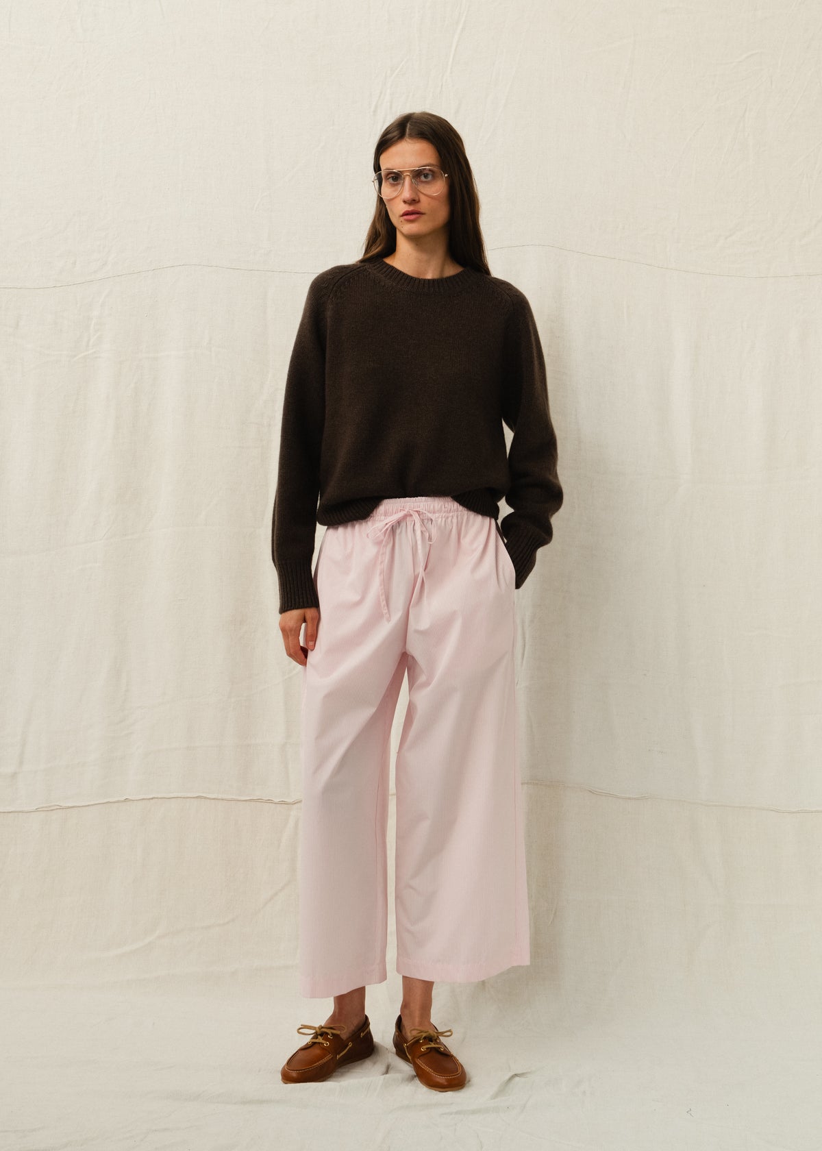 GRANT PYJAMA SET — ROSE STRIPES