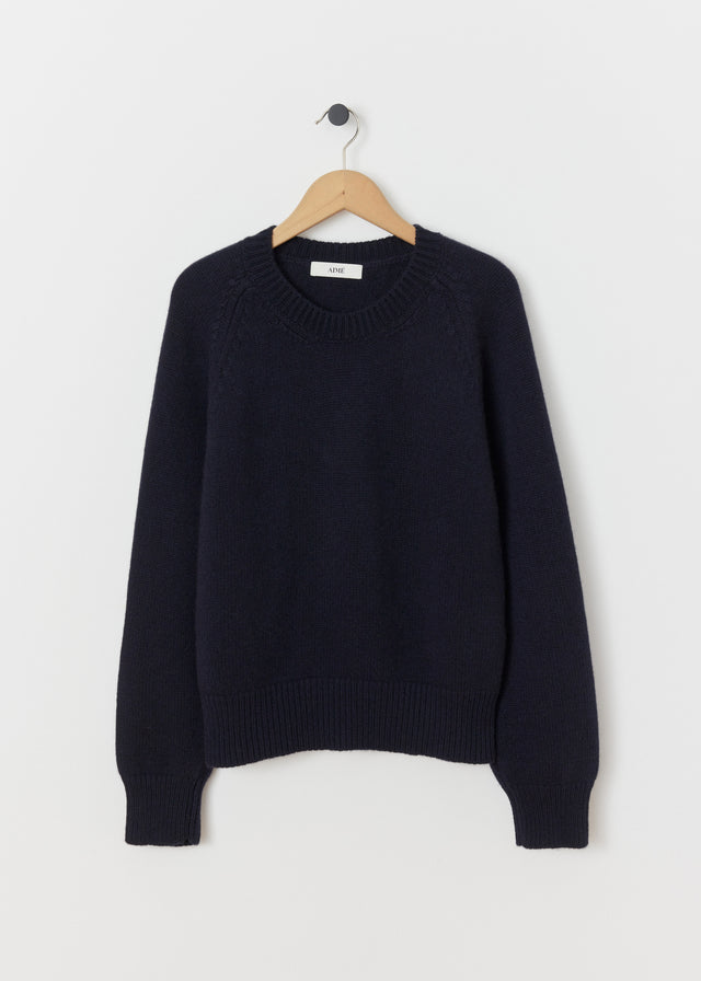 AUTEUIL CASHMERE JUMPER — MARINE