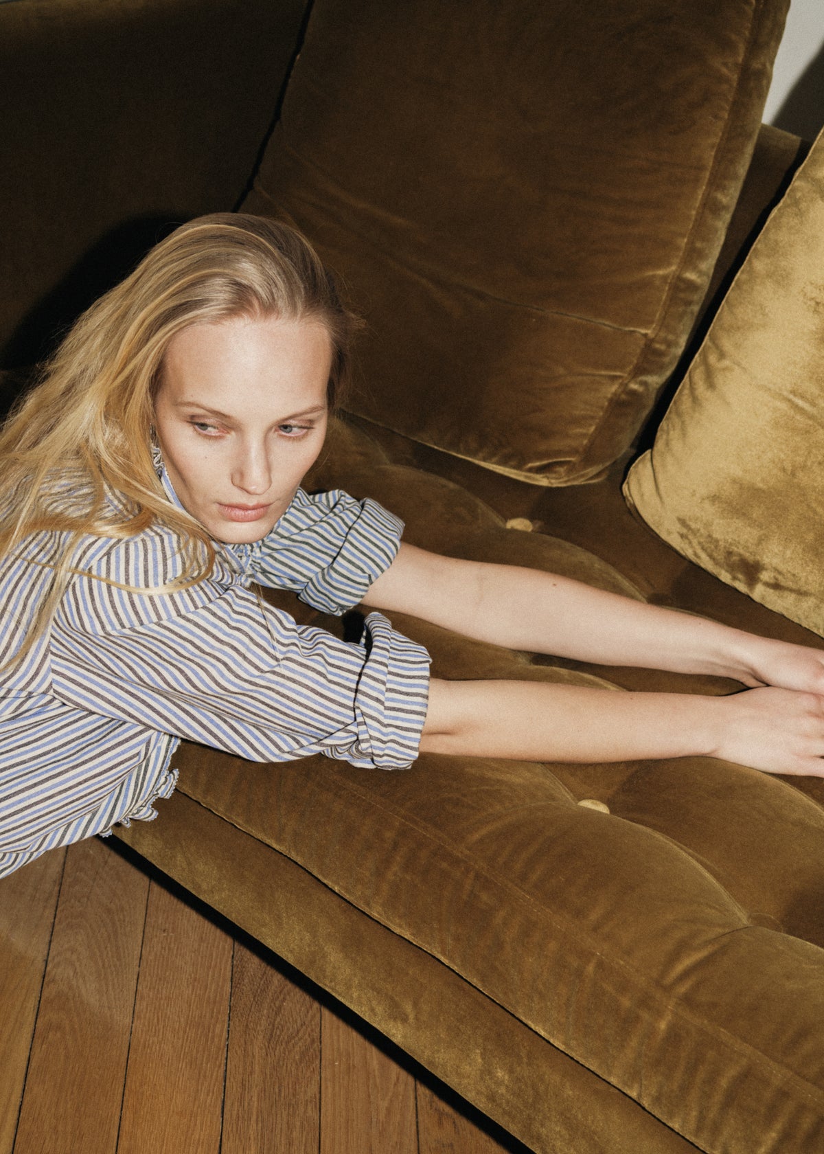 BENSON SHIRT — BLUE STRIPE