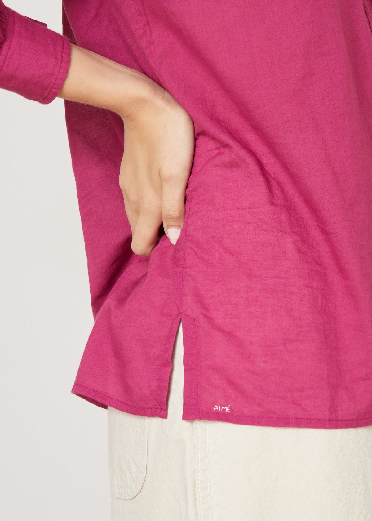 BENSON SHIRT —  MAGENTA