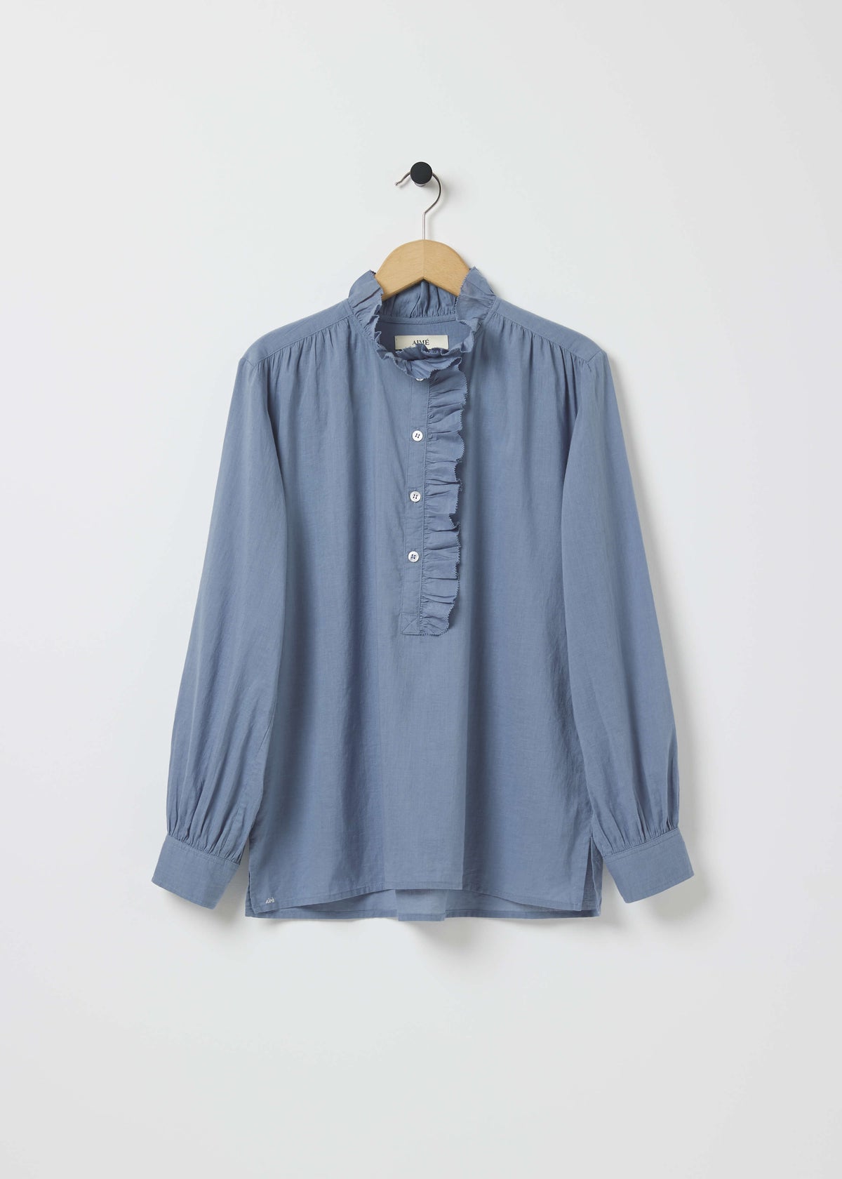 BENSON SHIRT — BLUE GREY